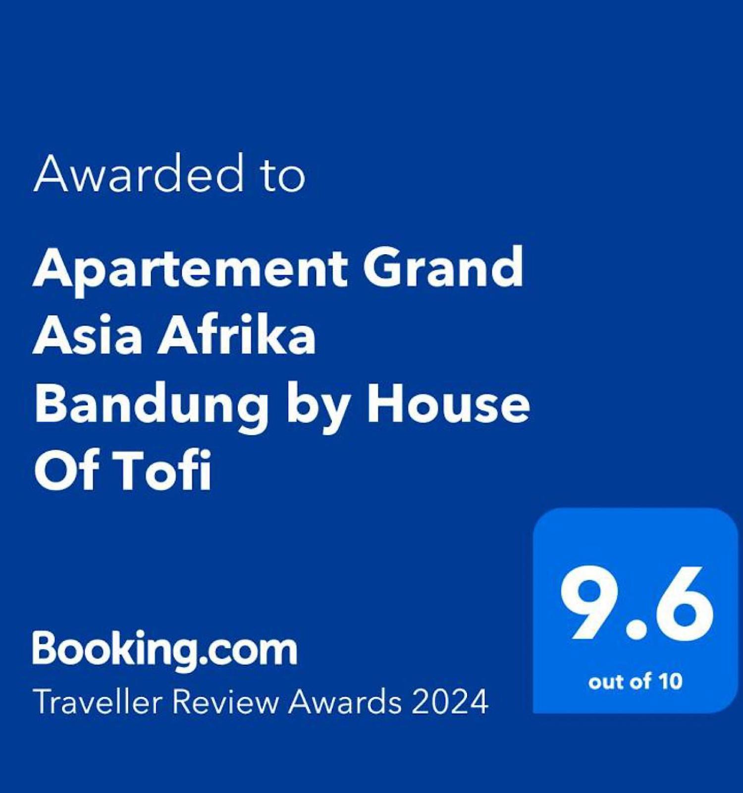 Apartement Grand Asia Afrika Bandung House Of Tofi Exterior photo